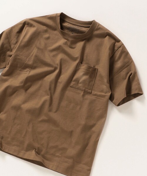 SHIPS any(シップス エニィ)の「SHIPS any: 10FUNCTION 天竺 クルーネック Tシャツ(Tシャツ/カットソー・メンズ・ホワイト/ブラック/ネイビー/グレー/ブラウン系その他・SMALL/MEDIUM/LARGE/X-LARGE/X-SMALL)」の4枚目の写真