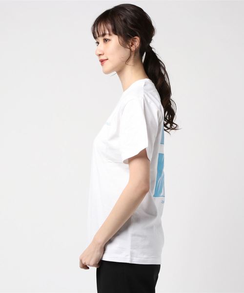 X-girl(エックスガール)の「X-girl × EVANGELION BOY MEETS GIRL S/S TEE(Tシャツ/カットソー・レディース・ブルー/チャコール/ホワイト・S/L/XL/M)」の6枚目の写真