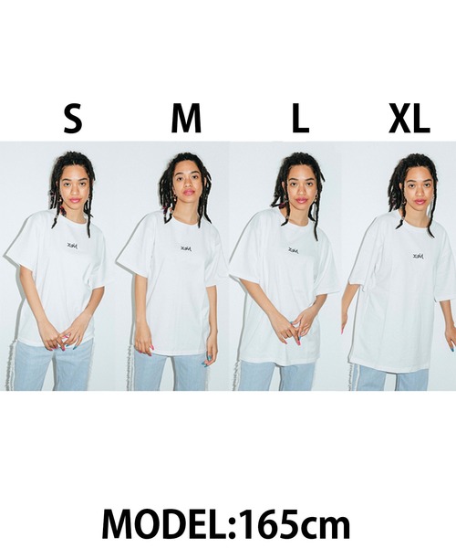 X-girl(エックスガール)の「X-girl × EVANGELION BOY MEETS GIRL S/S TEE(Tシャツ/カットソー・レディース・ブルー/チャコール/ホワイト・S/L/XL/M)」の17枚目の写真