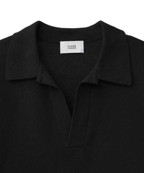 CLANE（クラネ）の「【CLANE/クラネ】ニット ポロシャツ（ニット 