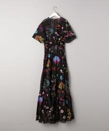 新品　ステラマッカートニー　パープル花柄　ボタニカル柄ワンピース水着　背中開き ステラマッカートニー 花柄 シャツワンピース サイズ40 - メルカリ