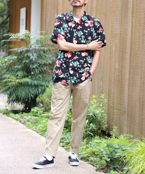 Blue Standard (ブルースタンダード)の「【BLUE STANDARD】レーヨン和柄シャツ 開襟シャツ 毎年人気の和柄オープンカラーシャツ(シャツ/ブラウス・メンズ・その他1/その他2/その他3/その他5/その他4・MEDIUM/LARGE/X-LARGE/XX-LARGE)」の7枚目の写真