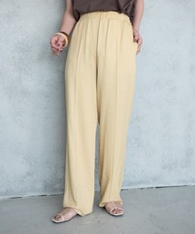 Aunt Marie's | 【低身長向けSサイズ有】センタープレスセミワイドカラースラックス【AUNT MARIE'S 】(その他パンツ)