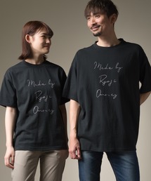 ユニセックス　-by RYOJI OBATA×OMNES プリント半袖Tシャツ