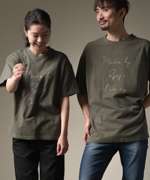 OMNES（オムネス）の「ユニセックス　-by RYOJI OBATA×OMNES プリント半袖Tシャツ（Tシャツ/カットソー・メンズ・ホワイト系その他/ブラック系その他/グレー系その他/ブラウン系その他/ベージュ系その他/グリーン系その他/ピンク系その他/ホワイト系その他2/ホワイト系その他3/ホワイト系その他4/ホワイト系その他5/ブラック系その他2/ブラック系その他3/グレー系その他2/ブラウン系その他2/ベージュ系その他2/ベージュ系その他3/グリーン系その他2/グリーン系その他3/ピンク系その他2・SMALL/MEDIUM/LARGE/X-LARGE/XX-LARGE/XXX-LARGE）」の16枚目の写真