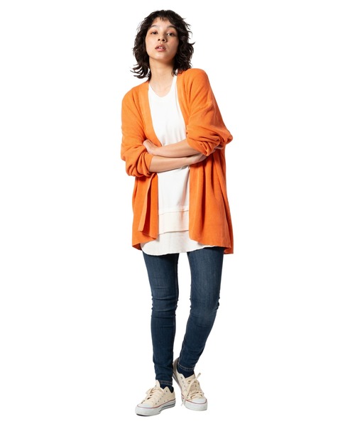 glamb（グラム）の「【glambTri layered CS / トライレイヤードカットソー/GB0220/CS01（Tシャツ/カットソー・メンズ・ホワイト/ブラック/ネイビー・1/2/4/3）」の6枚目の写真