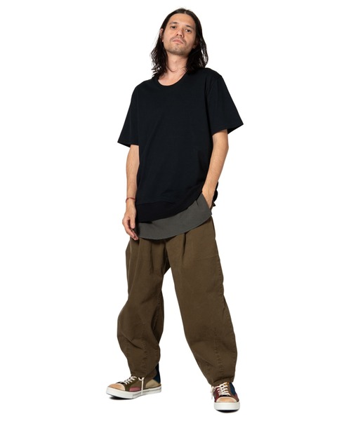 glamb（グラム）の「【glambTri layered CS / トライレイヤードカットソー/GB0220/CS01（Tシャツ/カットソー・メンズ・ホワイト/ブラック/ネイビー・1/2/4/3）」の11枚目の写真