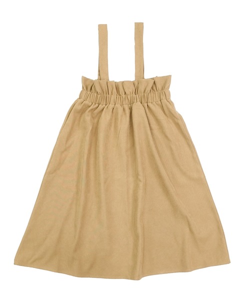 Bee des Bee（ビーデスビー）の「コーデュロイ風ジャンパースカート（ジャンパースカート・キッズ・ピンクベージュ/ブルー/ベージュ/ライトグレー/ブラック/モスグリーン/ブラック系/グリーン系/ブルー系その他/パープル/アイボリー・120cm/130cm/140cm/150cm/110cm/100cm）」の16枚目の写真