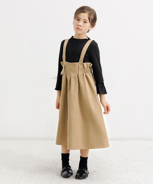 ベルさま専用ストレッチコーデュロイ　ジャンパースカート セール】コーデュロイ風ジャンパースカート（ジャンパースカート