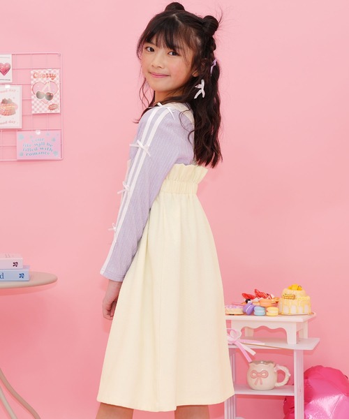 最終9/26削除　Honey Bee Berry柄ジャンパースカートII 最終9/26削除 Honey Bee Berry柄ジャンパースカートII