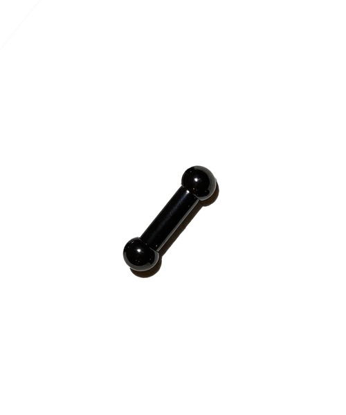 MORPH(モルフ)の「MORPH モルフ バーベルボディーピアス 6ゲージ 8mm~16mm(ピアス(片耳用)・メンズ・ブラック・8/10/12/14/16)」の3枚目の写真
