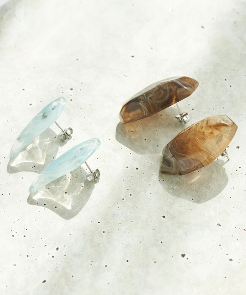 sfy(スフィ)の「マーブルストーンピアスセット/marble stone pair 金アレ対応(ピアス(両耳用)・レディース・その他1/その他2/その他3・FREE)」の6枚目の写真