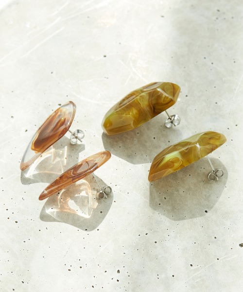 sfy(スフィ)の「マーブルストーンピアスセット/marble stone pair 金アレ対応(ピアス(両耳用)・レディース・その他1/その他2/その他3・FREE)」の5枚目の写真