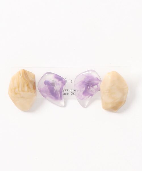 sfy(スフィ)の「マーブルストーンピアスセット/marble stone pair 金アレ対応(ピアス(両耳用)・レディース・その他1/その他2/その他3・FREE)」の8枚目の写真