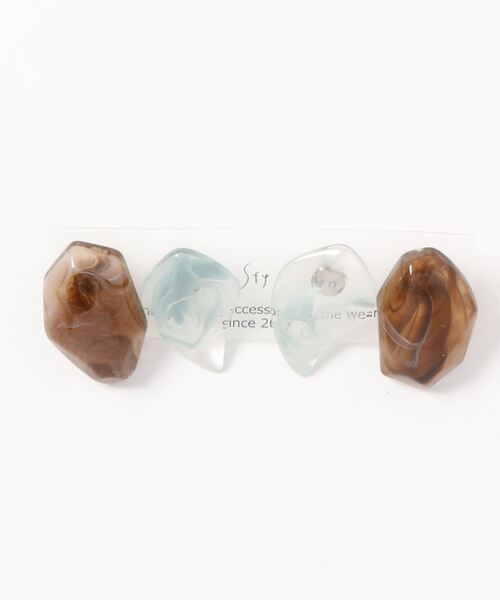 sfy(スフィ)の「マーブルストーンピアスセット/marble stone pair 金アレ対応(ピアス(両耳用)・レディース・その他1/その他2/その他3・FREE)」の10枚目の写真