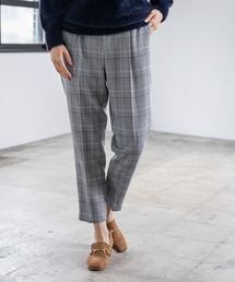 LEPSIM | 美脚チェックテーパードパンツ　891204(スラックス)