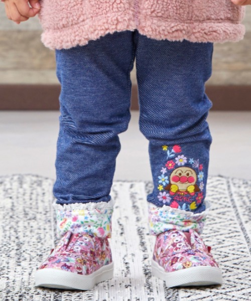ANPANMAN KIDS COLLECTION(アンパンマンキッズコレクション)の「【アンパンマン】フラワー折返しボトム(その他パンツ)」|ネイビー