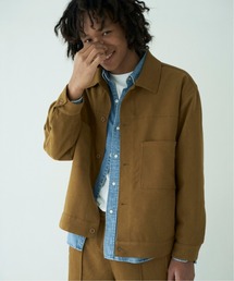 417 EDIFICE | ◆【BIG SHIRTS / ビックシャツ】 ビッグシルエット ワークジャケット(ブルゾン)