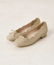 one after another NICE CLAUP | 【ZOZO限定】スカラップバレエシューズ(バレエシューズ)