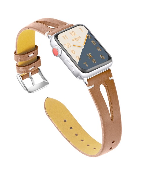 Urban Coral(アーバンコーラル)の「Apple Watch Band / アップルウォッチ バンド スリムカウレザー / Urban Coral(デジタル腕時計・レディース・ホワイト/ブラック/ブラウン/グレー/ライトピンク・40mm/44mm)」の4枚目の写真