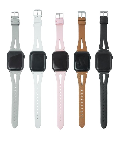 Urban Coral(アーバンコーラル)の「Apple Watch Band / アップルウォッチ バンド スリムカウレザー / Urban Coral(デジタル腕時計・レディース・ホワイト/ブラック/ブラウン/グレー/ライトピンク・40mm/44mm)」の6枚目の写真