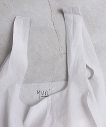 yuni | キュプラ/コットン製品染め バッグ(トートバッグ)