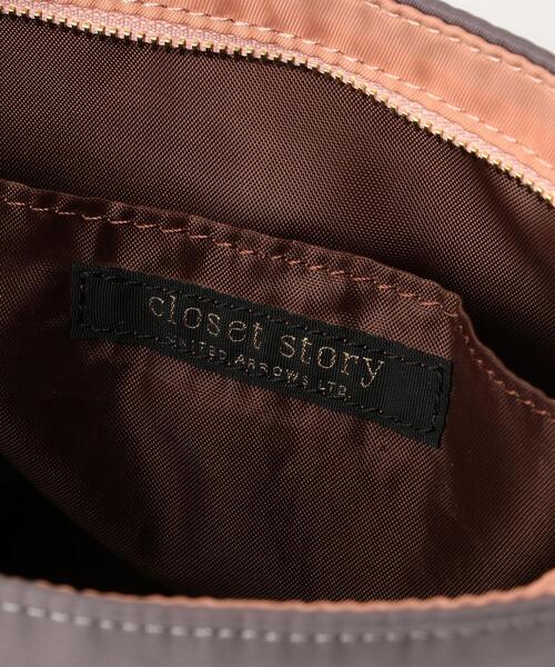 closet story(クローゼットストーリー)の「<closet story>ナイロン バイカラー ミニショルダーバッグ(ショルダーバッグ・レディース・ブラック/グレー・FREE)」の13枚目の写真