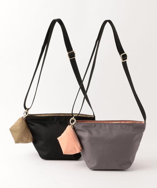 closet story(クローゼットストーリー)の「<closet story>ナイロン バイカラー ミニショルダーバッグ(ショルダーバッグ・レディース・ブラック/グレー・FREE)」の12枚目の写真