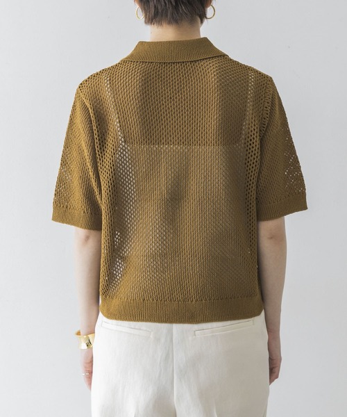 URBAN RESEARCH（アーバンリサーチ）の「ポロ衿メッシュニット