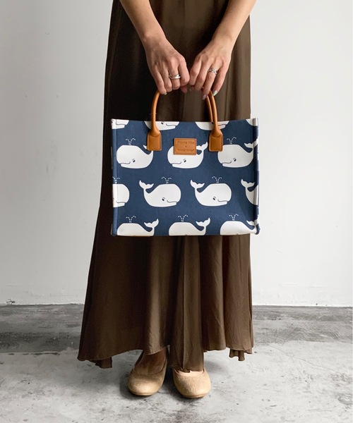 Nostalgic Garage:Premier print textile / アメリカ製生地Mトート Nostalgic Garage:Premier print textile / アメリカ製生地Mトート