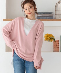 DONOBAN | 華奢見え深Vニットソー [E](ニット/セーター)