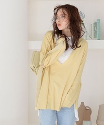 DONOBAN | 華奢見え深Vニットソー [E](ニット/セーター)