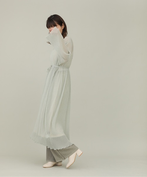 sakishimatokyo（サキシマトーキョー）の「【ZOZO限定】サキシマamp「シアー2WAYワンピース」（ワンピース・レディース・ミント/ライトグレー・FREE）」の5枚目の写真