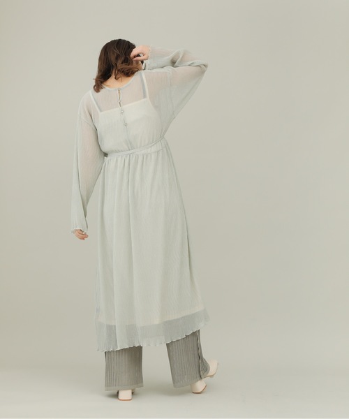 sakishimatokyo（サキシマトーキョー）の「【ZOZO限定】サキシマamp「シアー2WAYワンピース」（ワンピース・レディース・ミント/ライトグレー・FREE）」の11枚目の写真