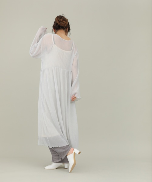 sakishimatokyo（サキシマトーキョー）の「【ZOZO限定】サキシマamp「シアー2WAYワンピース」（ワンピース・レディース・ミント/ライトグレー・FREE）」の13枚目の写真