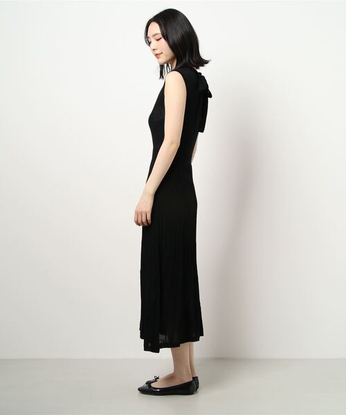 MILLION CARATS(ミリオンカラッツ)の「プリーツニットスカートのシルエットが綺麗なサマーニットワンピース(ワンピース・レディース・ピンク/ブラック/ブラウン・FREE)」の19枚目の写真