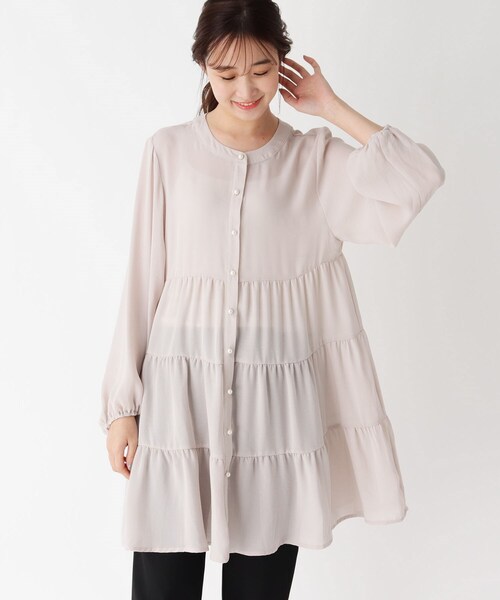セール ティアードチュニックブラウス シャツ ブラウス Its Demo イッツデモ のファッション通販 Zozotown