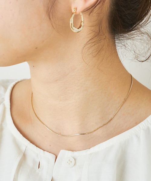 Omekashi（オメカシ）の「細スネークネックレス（ネックレス・レディース・シルバー/ゴールド・ONE SIZE）」の5枚目の写真