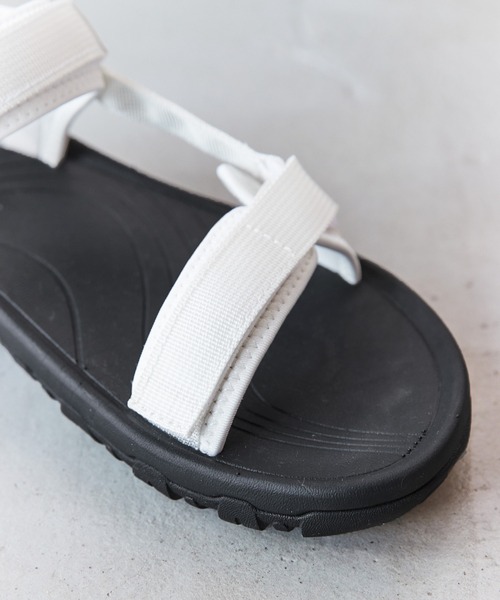 Kappa(カッパ)の「Kappa / カッパ 別注 ロゴ刻印 ストラップ ベルクロサンダル(サンダル・メンズ・ブラック/ホワイト/ベージュ/グレー・L/M/S)」の6枚目の写真