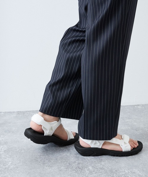 Kappa(カッパ)の「Kappa / カッパ 別注 ロゴ刻印 ストラップ ベルクロサンダル(サンダル・メンズ・ブラック/ホワイト/ベージュ/グレー・L/M/S)」の11枚目の写真