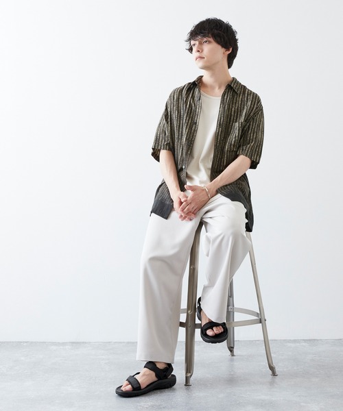 Kappa(カッパ)の「Kappa / カッパ 別注 ロゴ刻印 ストラップ ベルクロサンダル(サンダル・メンズ・ブラック/ホワイト/ベージュ/グレー・L/M/S)」の15枚目の写真