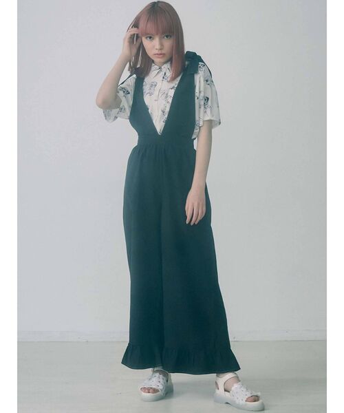 merry jenny（メリージェニー）の「dog＆cat半袖シャツ（シャツ/ブラウス・レディース・オフホワイト/ブラック・FREE）」の13枚目の写真