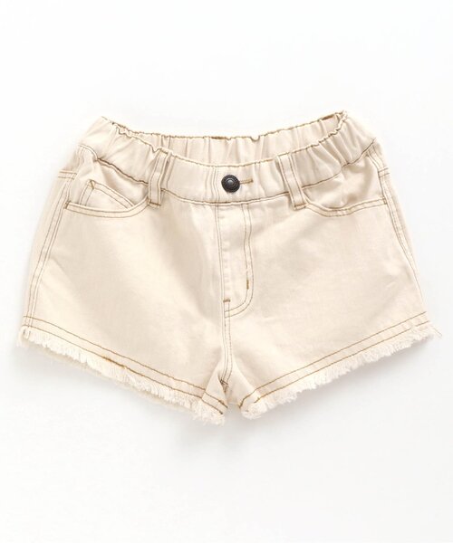BREEZE(ブリーズ)の「フリンジショートパンツ ショート丈(その他パンツ・キッズ・ブラック/オフホワイト/ブルー/サックスブルー・140/150/90/100/110/120/130)」の2枚目の写真