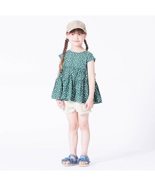 BREEZE(ブリーズ)の「フリンジショートパンツ ショート丈(その他パンツ・キッズ・ブラック/オフホワイト/ブルー/サックスブルー・140/150/90/100/110/120/130)」の7枚目の写真