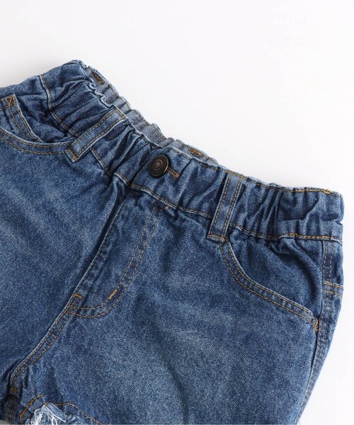 BREEZE(ブリーズ)の「フリンジショートパンツ ショート丈(その他パンツ・キッズ・ブラック/オフホワイト/ブルー/サックスブルー・140/150/90/100/110/120/130)」の16枚目の写真