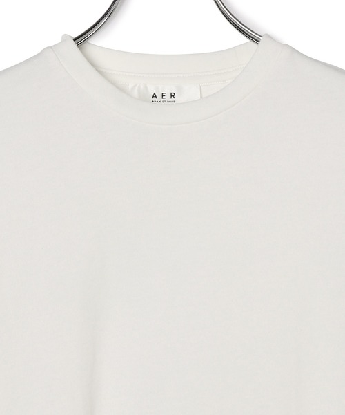 ADAM ET ROPE'（アダムエロペ）の「【WEB限定】フレアースリーブカットプルオーバー（Tシャツ/カットソー・レディース・ブラック/ホワイト/ベージュ/サックスブルー・FREE）」の13枚目の写真