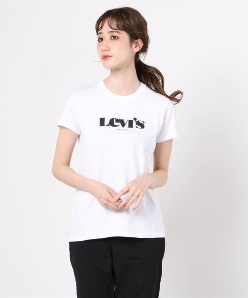 Levi's（リーバイス）の「THE PERFECT TEE NEW LOGO II WHITE+（Tシャツ/カットソー・レディース・マルチ・S/M/L/XS）」の10枚目の写真
