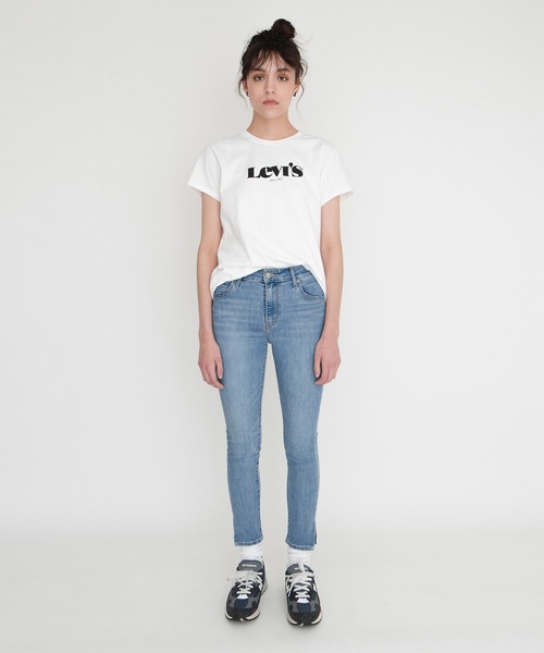 Levi's（リーバイス）の「THE PERFECT TEE NEW LOGO II WHITE+（Tシャツ/カットソー・レディース・マルチ・S/M/L/XS）」の13枚目の写真