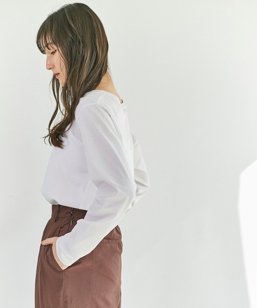 ReNorm（リノーム）の「タックワイドパンツ（その他パンツ・レディース・ブラック/ブラウン/オレンジ・S/M）」の4枚目の写真