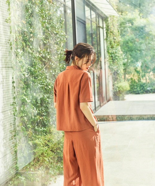 ReNorm（リノーム）の「タックワイドパンツ（その他パンツ・レディース・ブラック/ブラウン/オレンジ・S/M）」の11枚目の写真